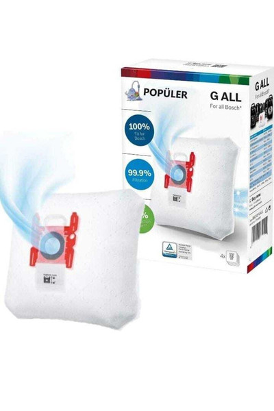 Bosch Sphera 22 Süpürge Uyumlu Muadil Toz Torbası 4 Adet