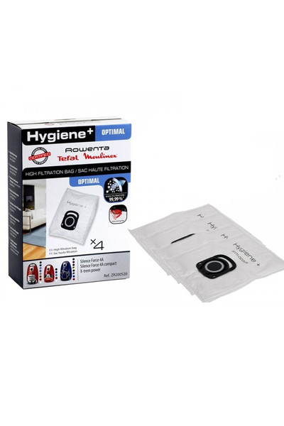 Rowenta Uyumlu Ro 6477 Silence Force 4a Hygiene Toz Torbası 4'lü