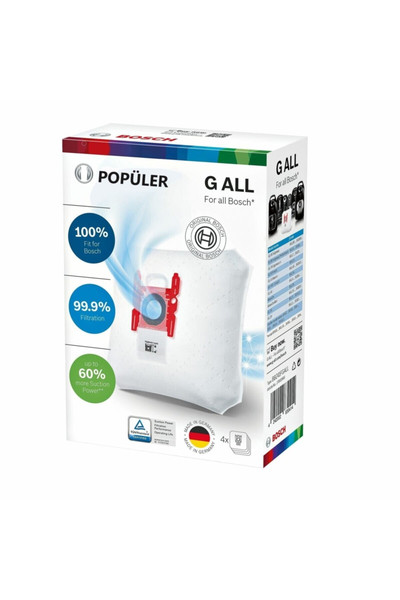 Bosch Bbz 2 Af 2 Süpürge Uyumlu Muadil Toz Torbası 4 Adet