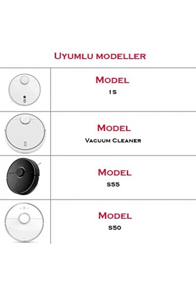Xiaomi Mi Vacuum Cleaner Uyumlu Yan Fırça 2'li