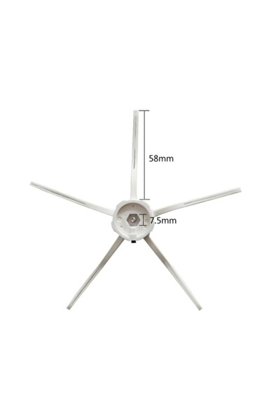 Roborock S5 Max, S6, S6 Pure, S6 Maxv Robot Yan Fırça 2'li