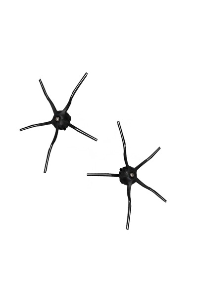 Roborock S50/s55 Uyumlu 2li Yan Fırça Siyah