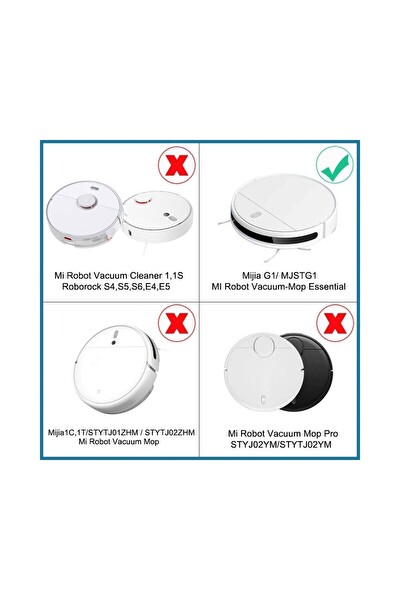 Xiaomi Mi Vacuum Mop 2in1 Essential Robot Süpürge Yan Fırça 2 adet