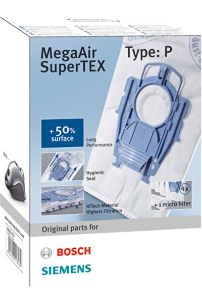 Orijinal - Siemens Type P Tipi Süpürge Toz Torbası