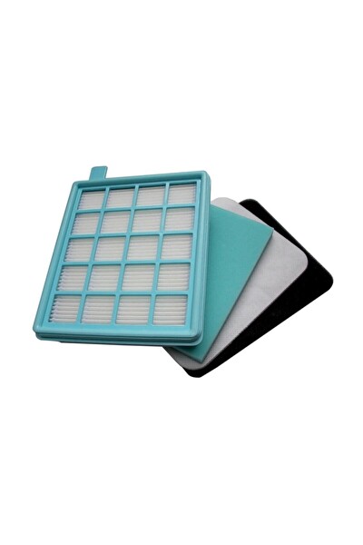 Phılıps Fc 9323/07 Powerpro Compact Uyumlu Hepa Filtre Seti