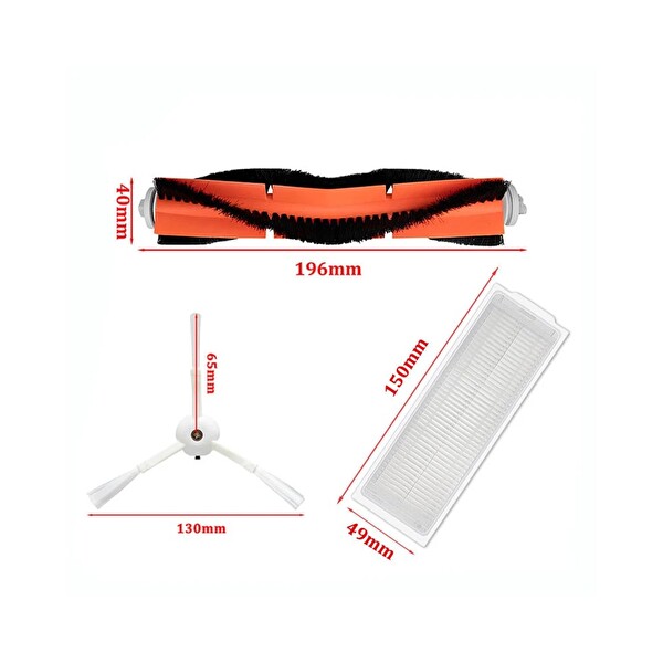 Xiaomi Mi Vacuum Mop 2 Pro MJST1S/MJST1SHW Uyumlu Robot Süpürge Fırça Filtre Seti