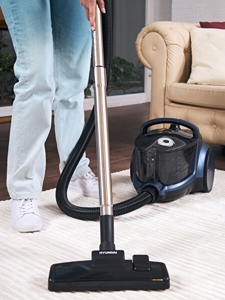Hyundai HC210B 800 W Mavi Toz Torbasız Süpürge