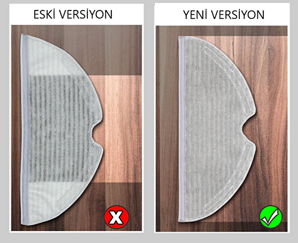 Xiaomi Mop 2 Lite (MJSTL) Uyumlu 2 Adet Tam Yüzey Mop Bez