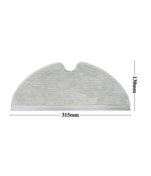 Xiaomi 2C Vacuum Mop Uyumlu 8 Adet Mop-Tam Yüzey Mikrofiber