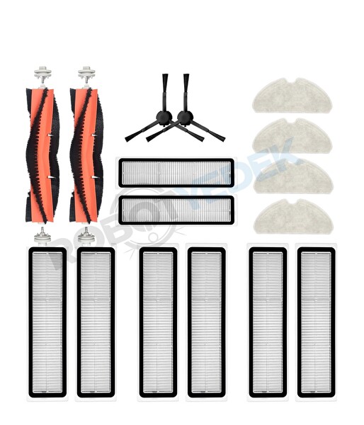 Dreame D10S D10S Pro Uyumlu Yedek Fırça Hepa Filtre Mop Seti-16 Parça