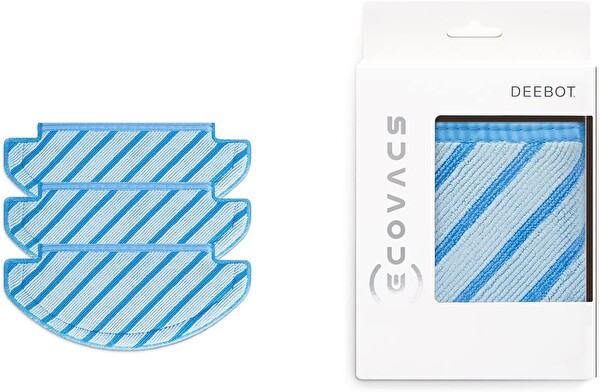 Ecovacs Deebot T8/T8 AIVI/N8 Pro/N8 Pro+ Uyumlu Yıkanabilir Paspas Pedleri