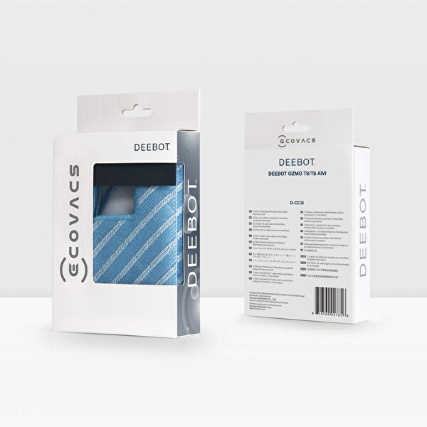Ecovacs Deebot T8/T8 AIVI/N8 Pro/N8 Pro+ Uyumlu Yıkanabilir Paspas Pedleri