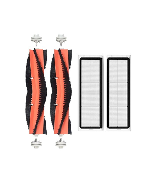 Xiaomi 1c Vacuum Mop (STYTJ01ZHM) Uyumlu Yedek Ana Fırça ve Hepa Filtre-4 Parça