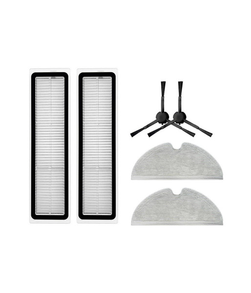 Dreame L10 Siyah Uyumlu Yedek Hepa Filtre Yan Fırça Mop-6 Parça