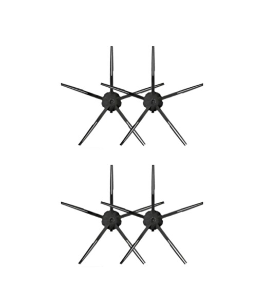 Roborock S5 Max (Siyah) Uyumlu Yedek Yan Fırça-4 Parça