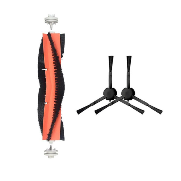Xiaomi Mop 2 Pro PLUS + (Dikkat! 3D GLOBAL) Uyumlu Yedek Ana Fırça ve Yan Fırça-3 Parça