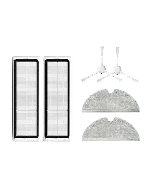 Xiaomi 1c Vacuum Mop (STYTJ01ZHM) Uyumlu Yedek Hepa Filtre Yan Fırça Mop-6 Parça