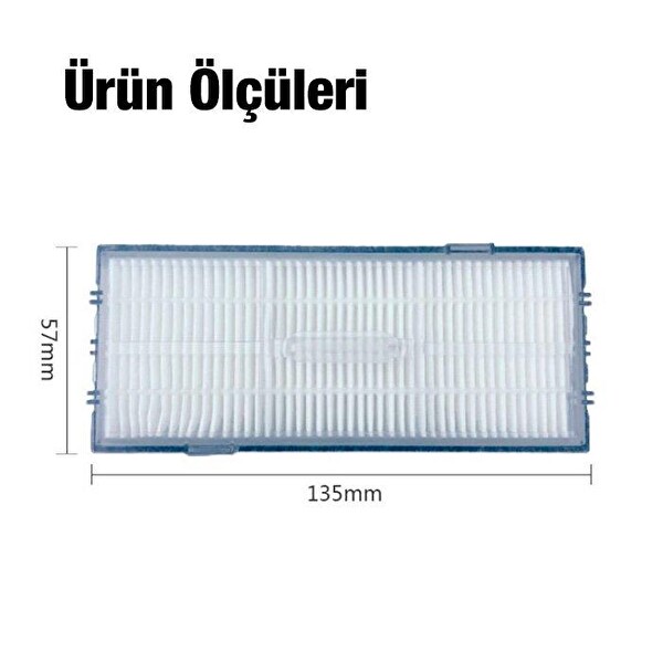 ZHL Tools Roborock S7 - T7S - T7S Plus G10 Akıllı Robot Süpürge Filtresi 2 Adet Filtre Seti