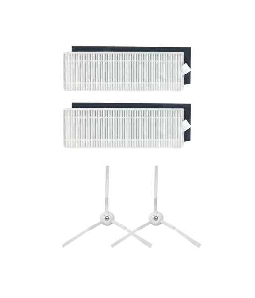 Xiaomi Essential MJSTG1 Uyumlu Yedek Hepa Filtre ve Yan Fırça-4 Parça