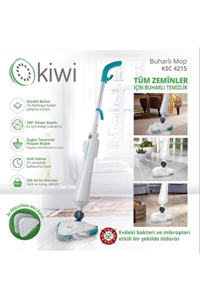 Kiwi Basınçlı Buhar Temizleyici Mop KSC-4215
