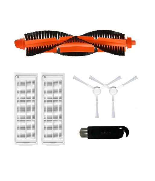 Viomi SE Uyumlu Yedek Mopsuz Fırça Hepa Filtre Seti-6 Parça