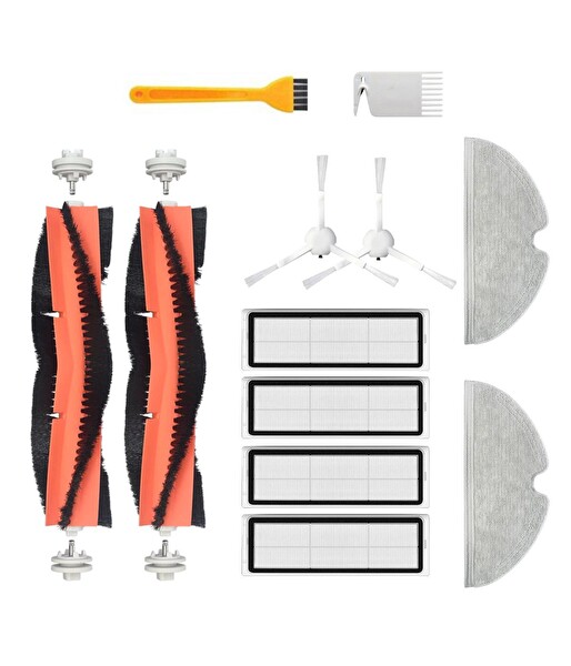 Dreame F9 Uyumlu Yedek Fırça Hepa Filtre Mop Seti-12 Parça