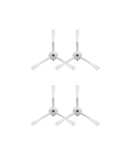 Xiaomi Mop 2 Pro (Beyaz) MJST1SHW Uyumlu Yedek Yan Fırça-4 Parça