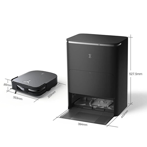 Ecovacs Deebot X2 Omni - Siyah Akıllı Robot Süpürge ve Paspas