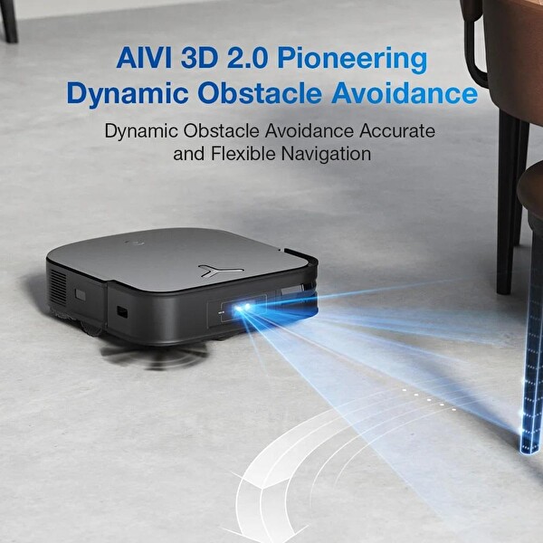 Ecovacs Deebot X2 Omni - Siyah Akıllı Robot Süpürge ve Paspas