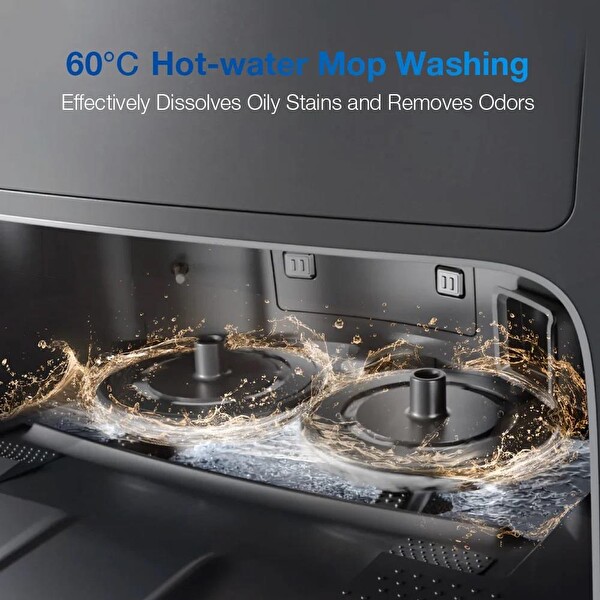 Ecovacs Deebot X2 Omni - Siyah Akıllı Robot Süpürge ve Paspas