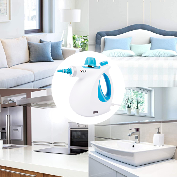 Yui NV602 Mini Steam Cleaner Çok Fonksiyonlu 9 Parça Buharlı Temizlik Makinesi