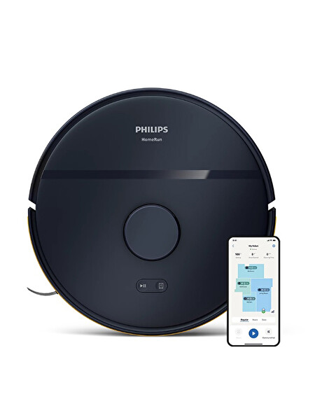 Philips HomeRun 2000 Serisi Aqua Siyah Akıllı Robot Süpürge XU2000/10