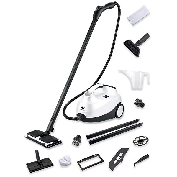 PiranTech CB-107C Çok Fonksiyonlu Buharlı Temizlik - Beyaz