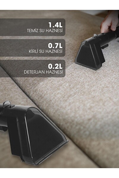 PiranTech V22C Koltuk ve Halı Yıkama Makinesi