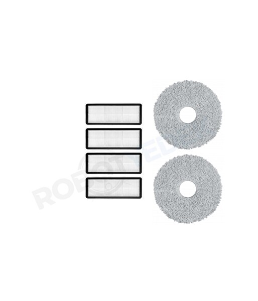 Roborock QRevo MaxV / QRevo Pro / QRevo S Uyumlu Hepa Filtre ve Mop-6 Parça