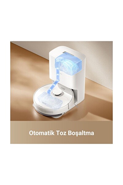 Dreame D10 Plus Gen 2 Toz İstasyonlu Robot Süpürge Beyaz