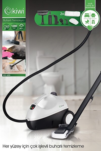 Kiwi KSC-4255 Çok Fonksiyonlu Buharlı Temizleyici - Buharlı Temizlik Makinesi