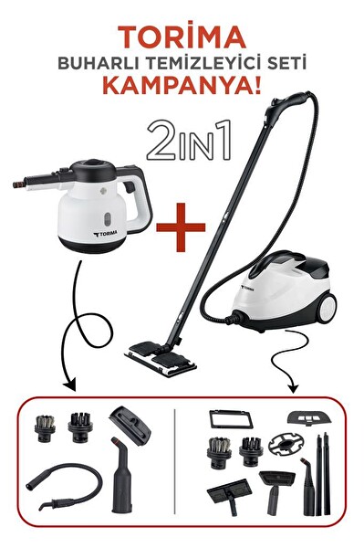 Torima CB902A - CB08C Paket Buharlı Temizleyiciler Ek Aparatlı Çok