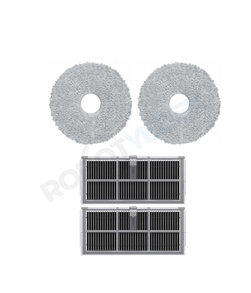 Robotyedek Dreame X40 Ultra L40 Ultra Uyumlu Mop ve Hepa Filtre-4 Parça