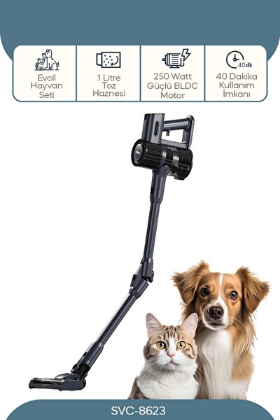 Sinbo SVC-8623 Lacivert Şarjlı Süpürge