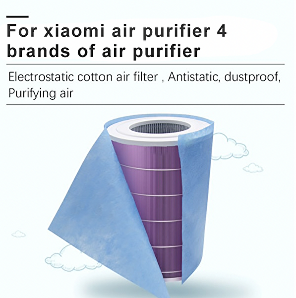 Filterhauz I Xiaomi Mi Air Purifier 4 için Toz Tutucu Filtre 8 Adet