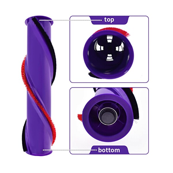 Filterhauz Dyson V7 V8 için Halı Temizleme Fırçası , Başlık için Rulo Fırça