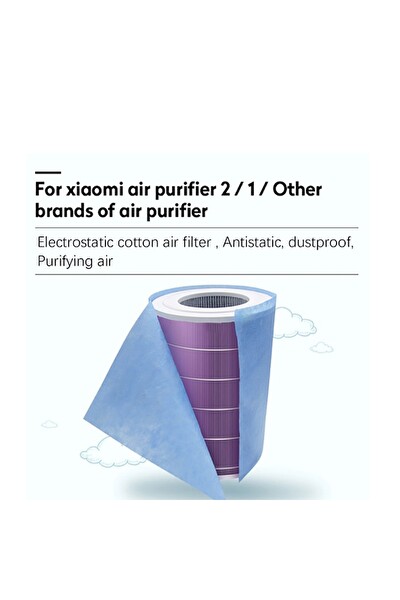 Filterhauz Xiaomi Air Purifier Için Toz Tutucu Filtre 4 Adet