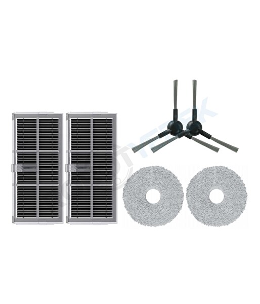 Robotyedek Dreame L10S Pro Ultra Head Hepa Filtre Yan Fırça Mop 6 Parça
