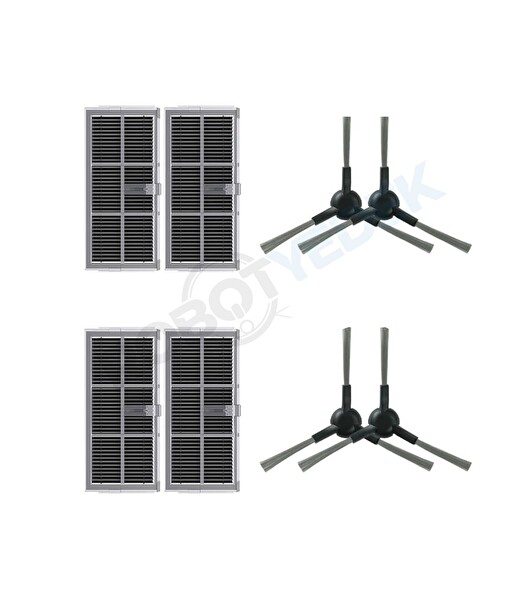 Robotyedek Dreame L10S Pro Ultra Head Hepa Filtre ve Yan Fırça 8 Parça