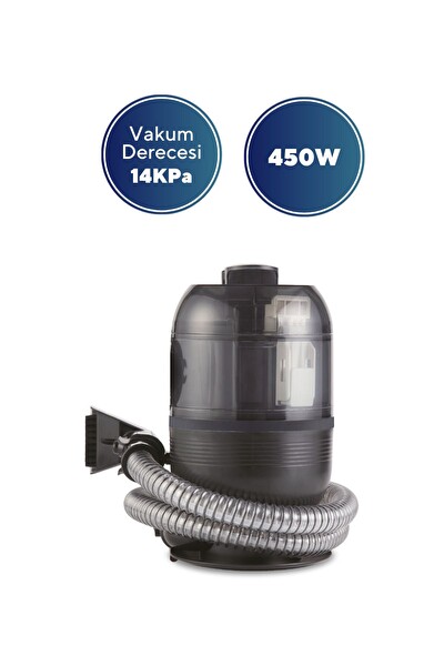 Kumtel HCC-02 450 W 14 kPa Siyah Koltuk ve Halı Yıkama Makinesi
