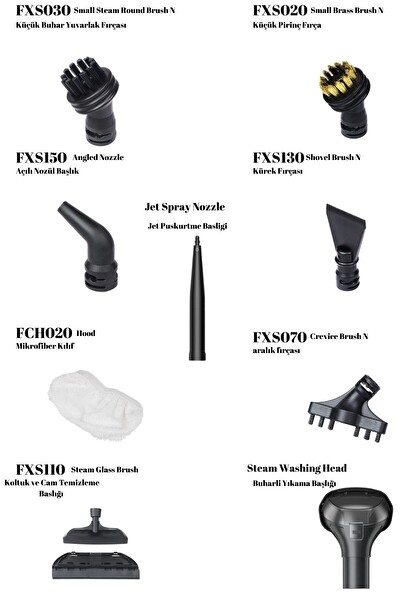 Yui X300 Pro Max 2000 W Buharlı Halı ve Koltuk Yıkama Makinesi - Buharlı Temizlik Makinesi