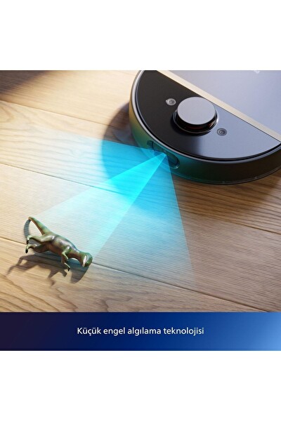 Philips XU7100/01 Homerun 7100 Serisi Islak Kuru Moplu Toz Toplama İstasyonlu Robot Süpürge Siyah