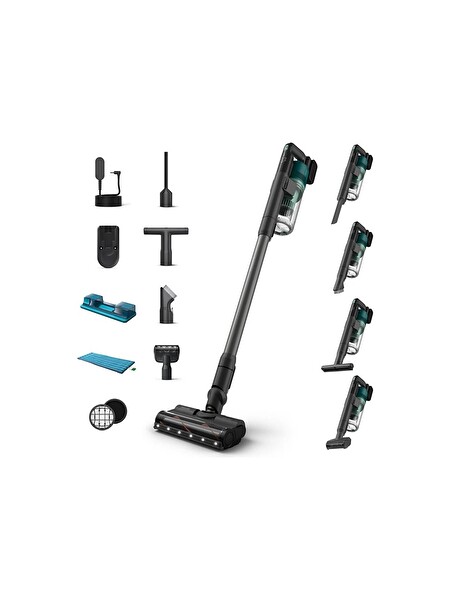 Philips XC6557/01 Şarjlı Dikey Süpürge - Philips HDA150/60 Kahve Makinesi