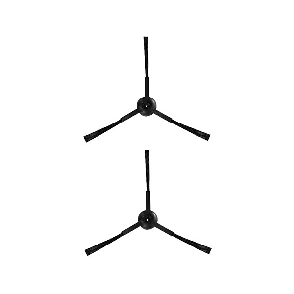 Asgard Grup Xiaomi Mop S10T (Stfcr01Sz) Uyumlu 2 Adet Siyah Yan Fırça